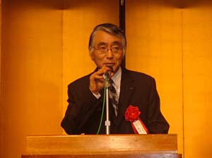 商工会議所 森田副会頭の祝辞