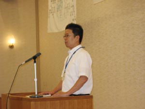 次回ホストとなる倉敷YEGの植木会長挨拶