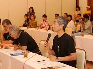 藤木副会長が小町候補者へ、倉敷について質問