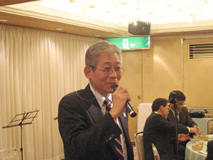 OB大久保氏より緊急防災ラジオの「消防庁長官賞受賞」について語っていただきました。