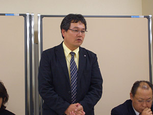 いなばの「お袋市」谷田実行委員長挨拶