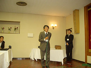 謝辞 秋岡副会長