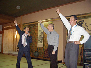 合言葉は、「日本一の喜田先生――!!」