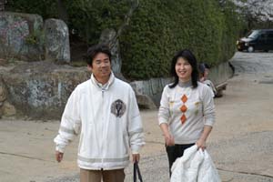 晴れ男さん、遅れて登場です