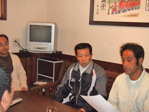 宮川の朝市が長く続いている秘訣を教えてもらいました。