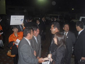 二次会へ出発。