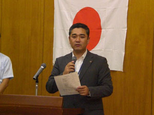 会員拡大研修委員会　福川委員長
