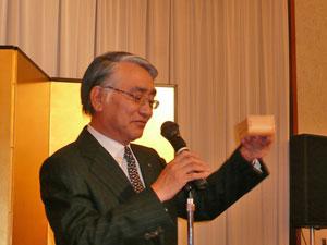 乾杯の挨拶 森田副会頭