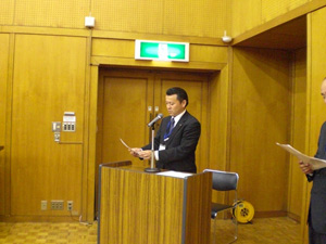 講師紹介 例会委員会 山下委員長