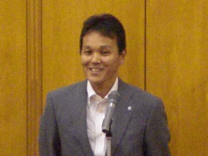 岡山県青連・山岡副会長よりご挨拶