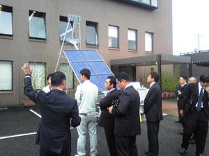 太陽光発電の説明も