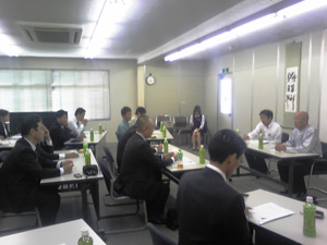 ペガサスキャンドル(株)井上社長様と質疑応答
