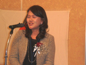 卒業生挨拶 米田さん